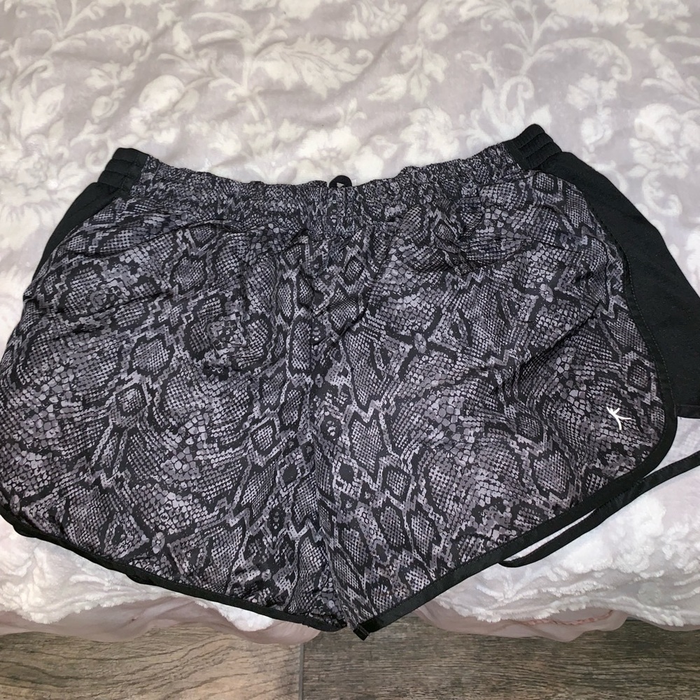 Snake skin shorts